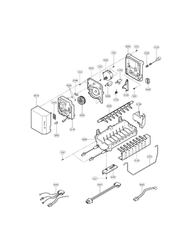 Ice maker parts are non servicable