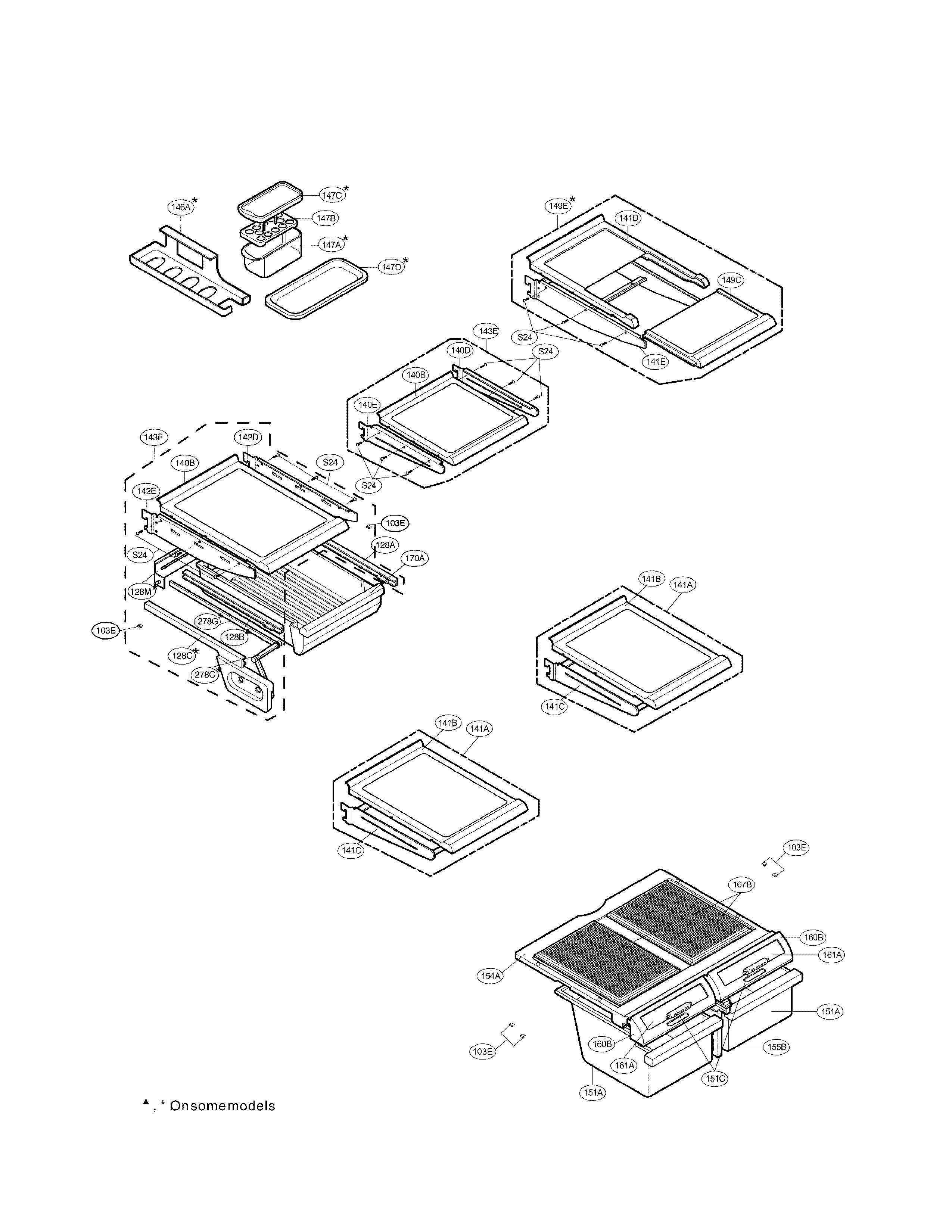 Refrigerator parts
