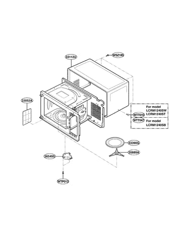Oven cavity parts