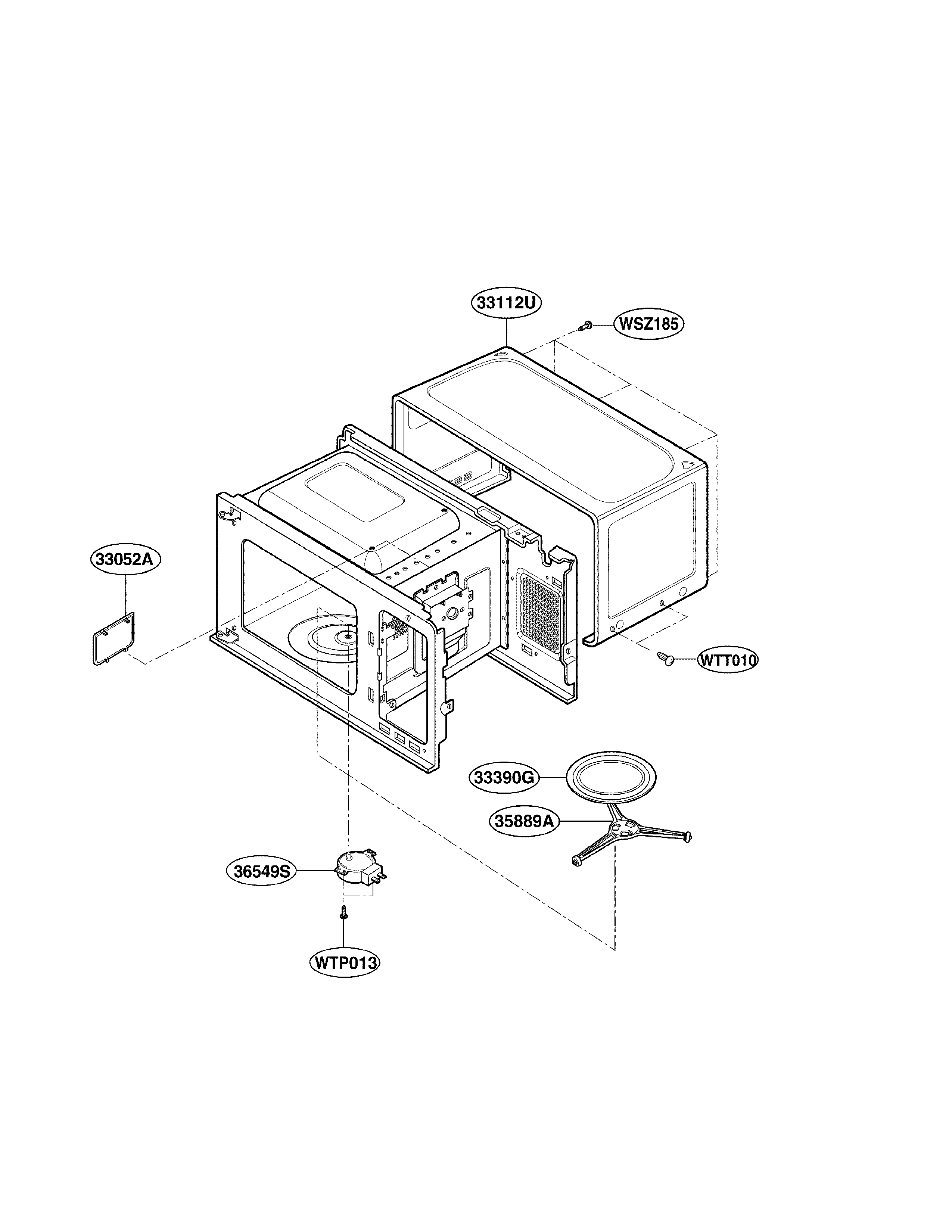 Oven cavity parts