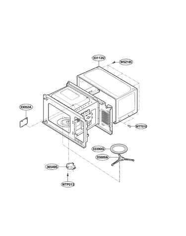 Oven cavity parts