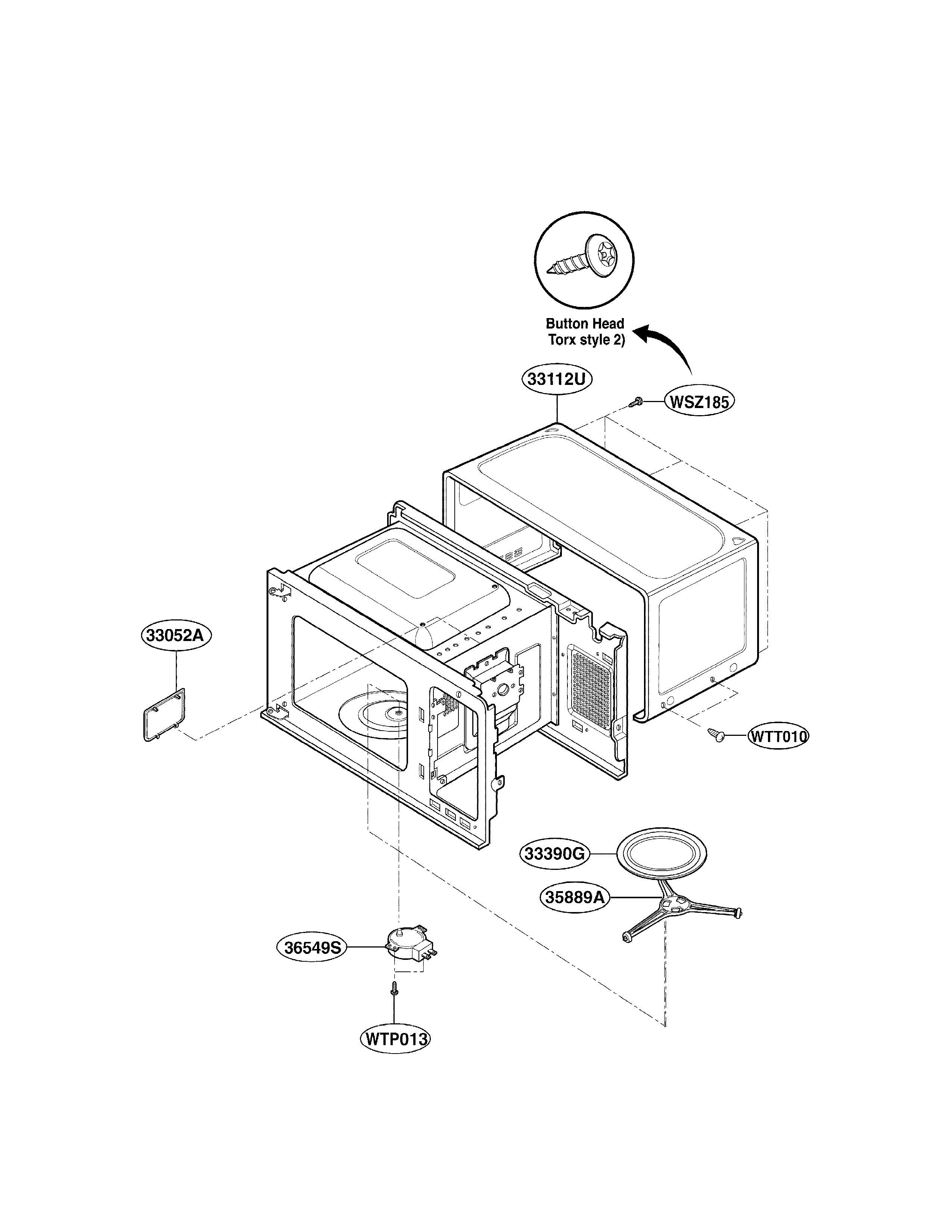 Oven cavity parts