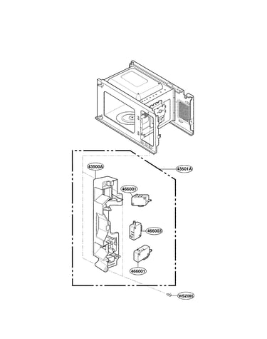 Latch board parts