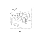 LG LMA2111ST door parts diagram