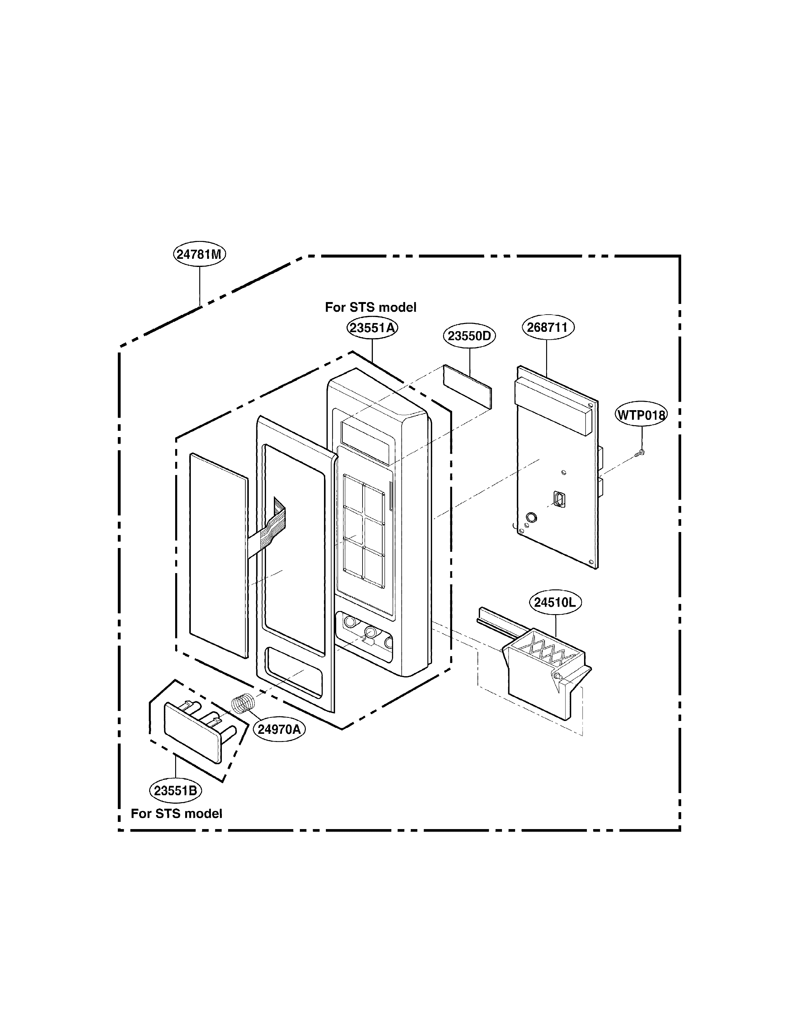 Control panel parts