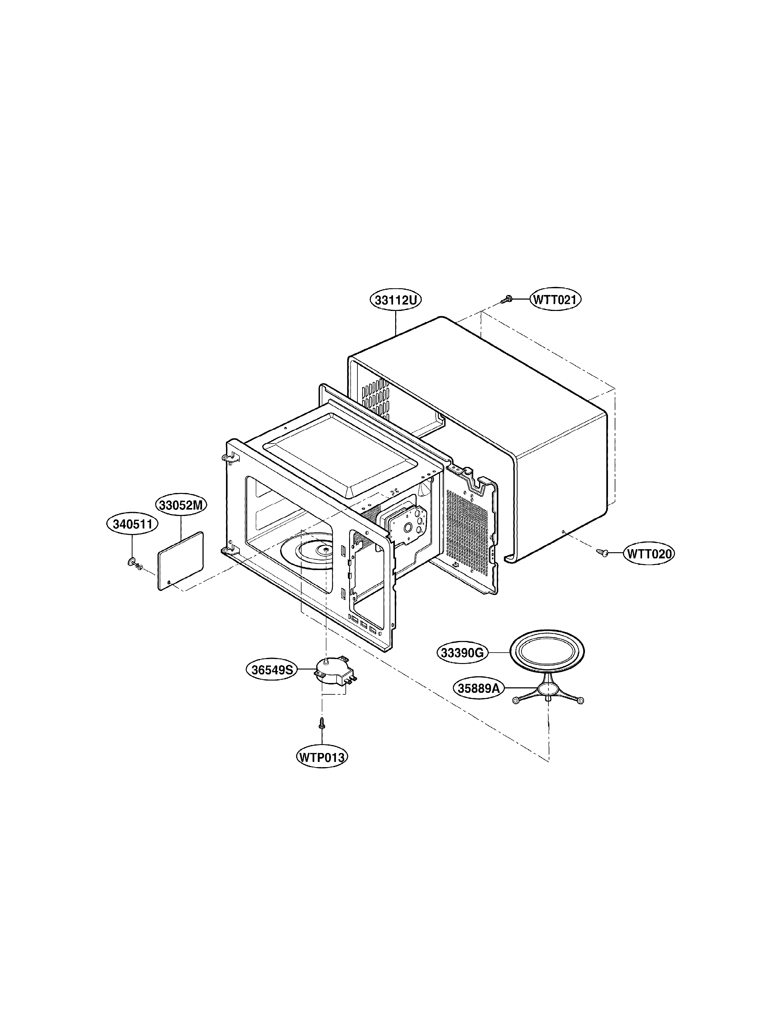 Oven cavity parts