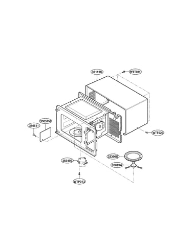 Oven cavity parts