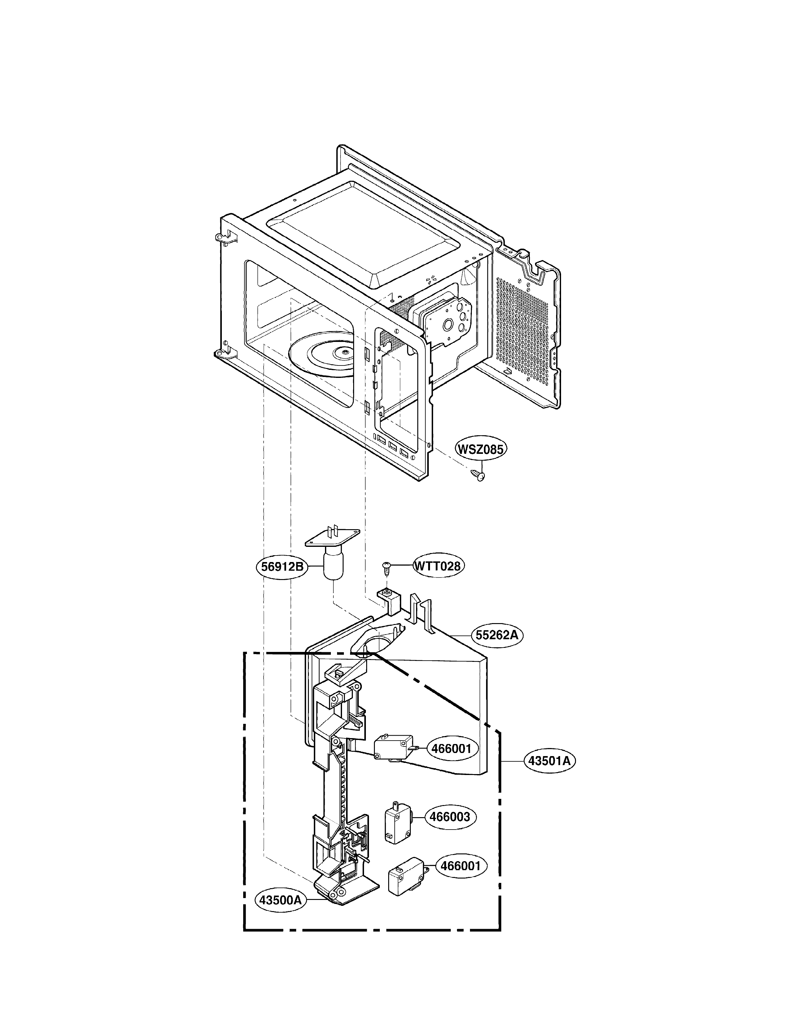 Latch board parts