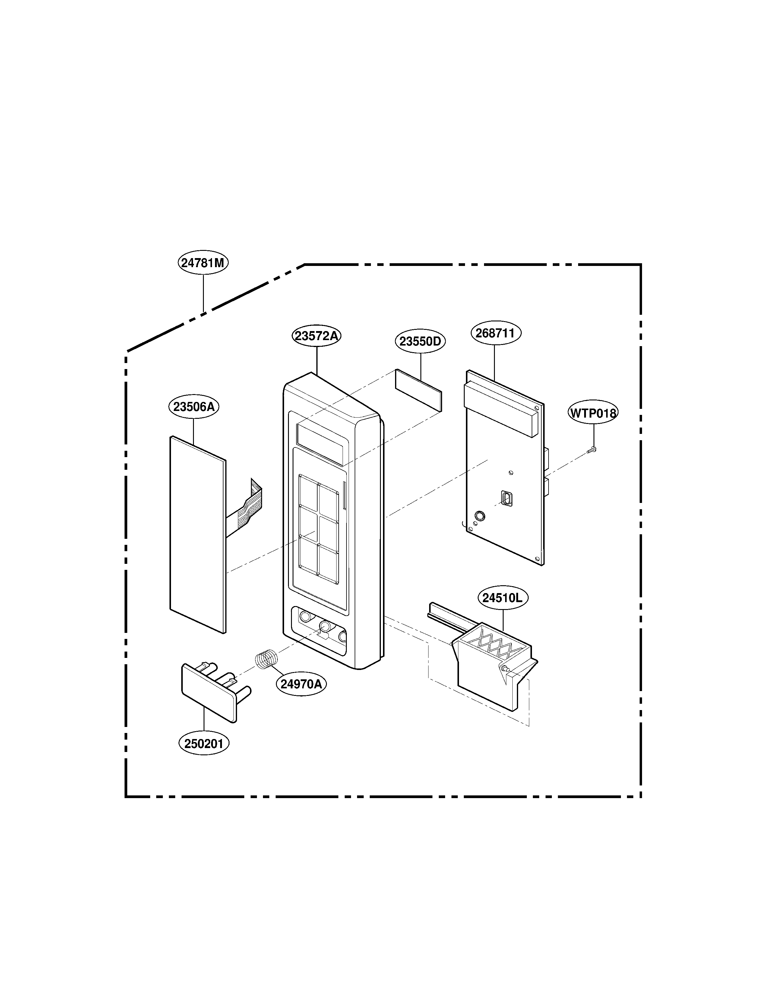 Control panel parts