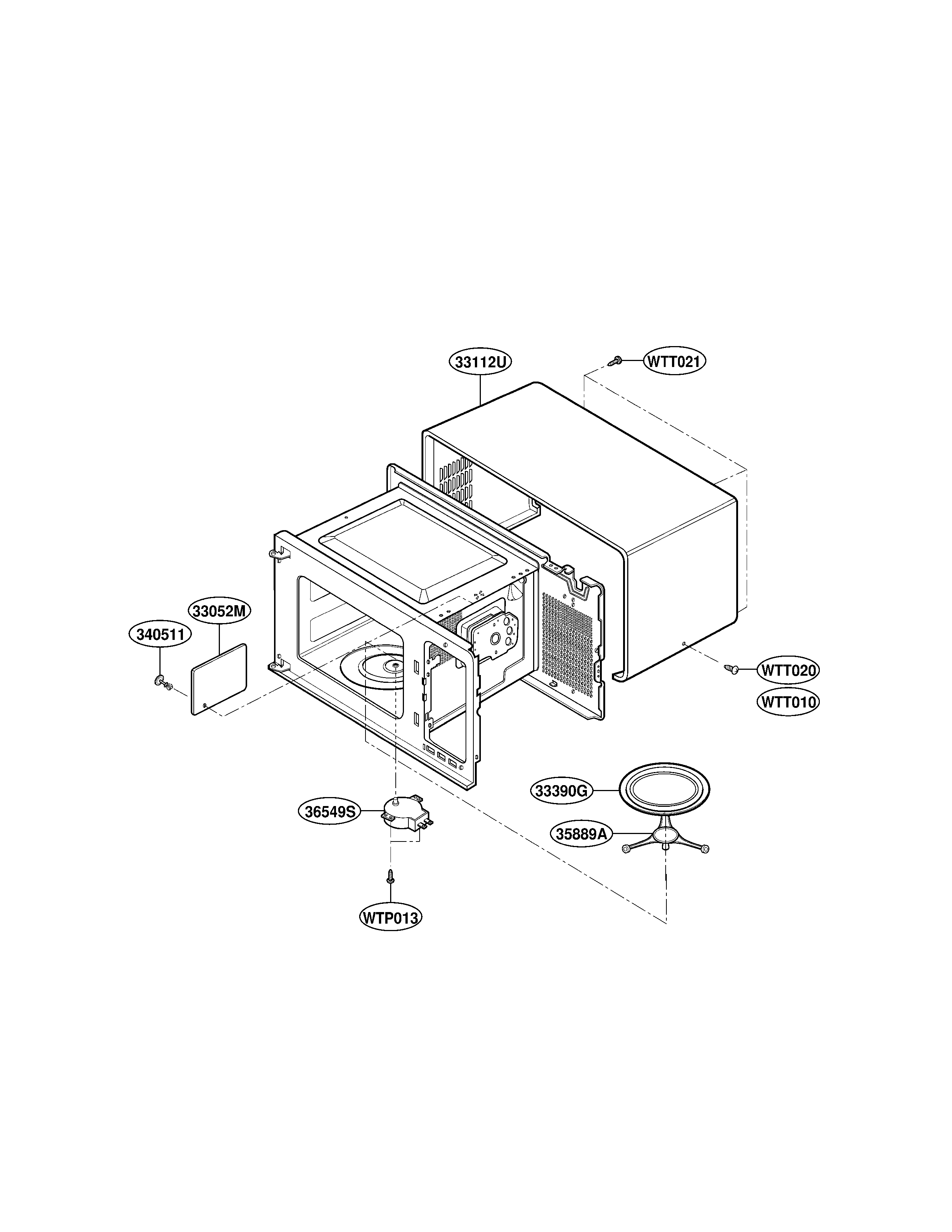 OVEN CAVITY PARTS