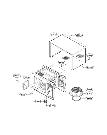 Oven cavity parts