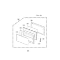 LG LMV1314SV01 door parts diagram