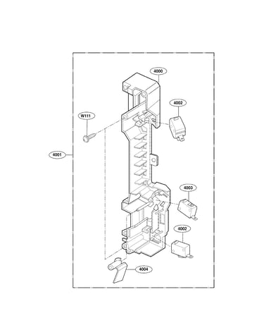 Latch board parts
