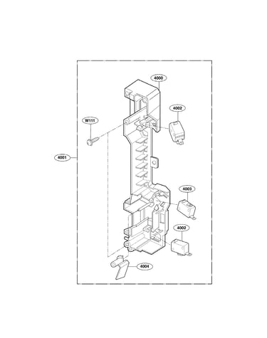 Latch board parts