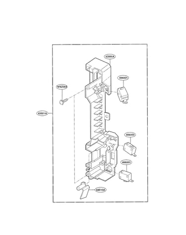 Latch board parts