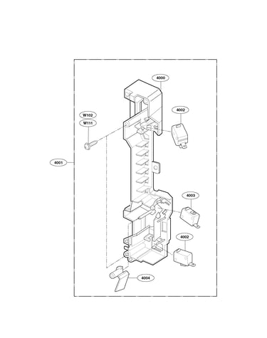 Latch board parts