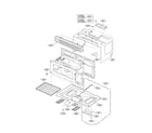 LG LMV1650SB oven cavity parts diagram