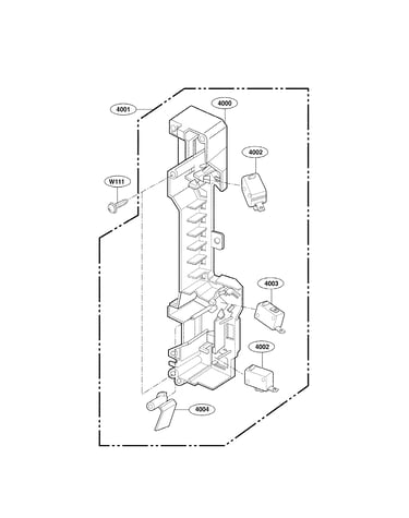 Latch board parts