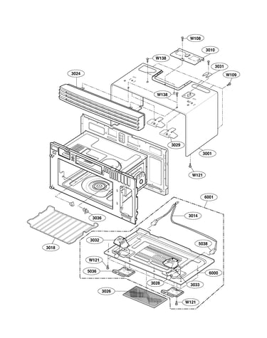 Oven cavity parts