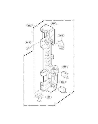 Latch board parts