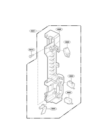 Latch board parts