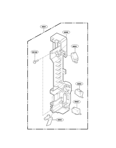 Latch board parts