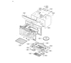 LG LMVM1955SW oven cavity parts diagram