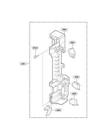 Latch board parts