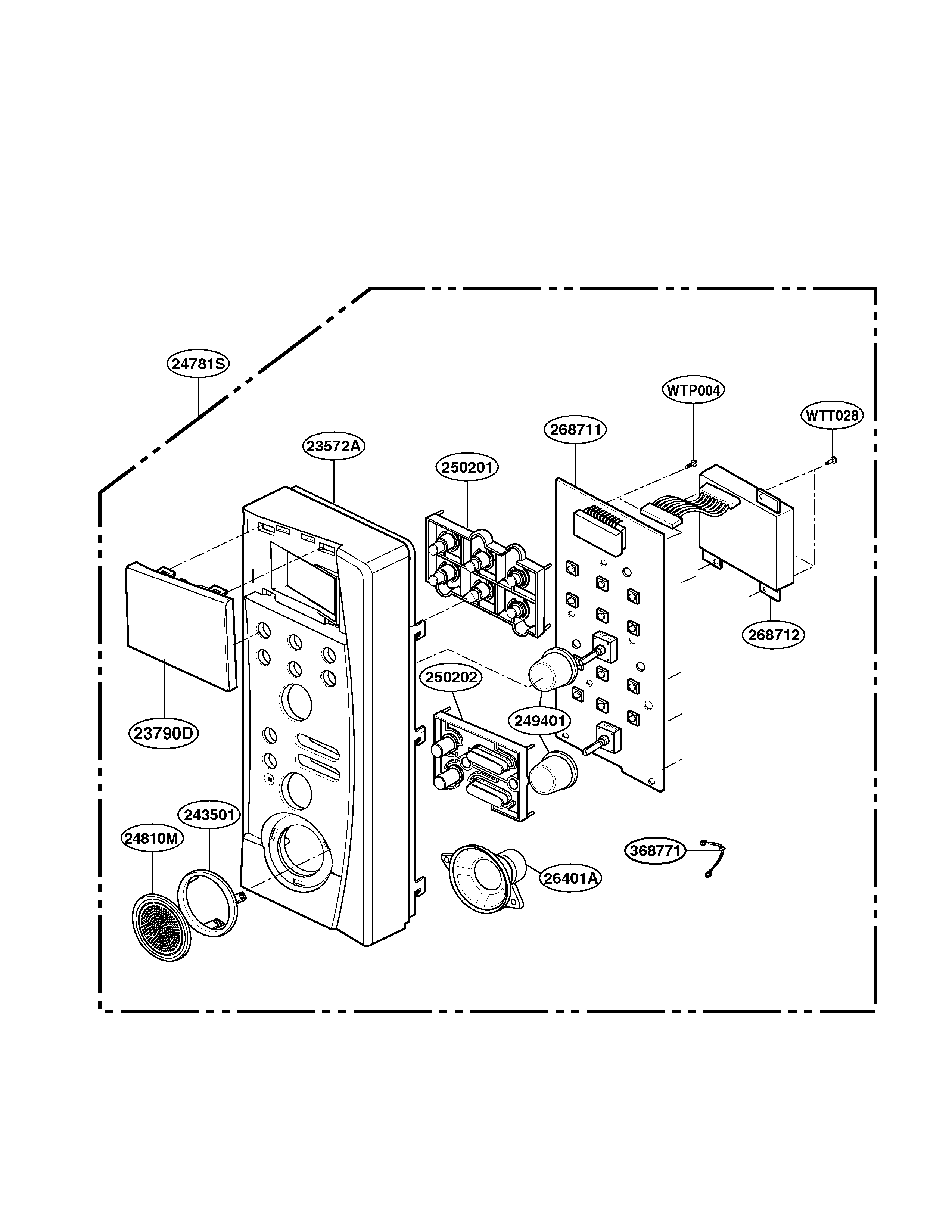 Control panel parts