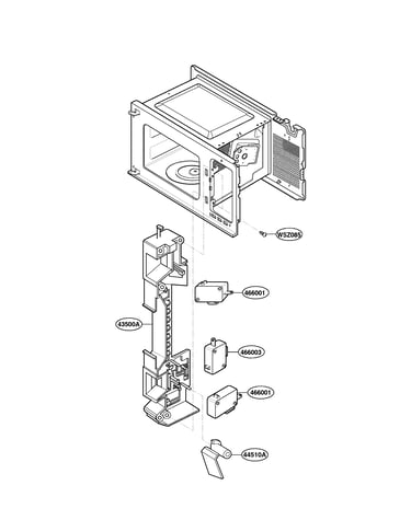 Latch board parts