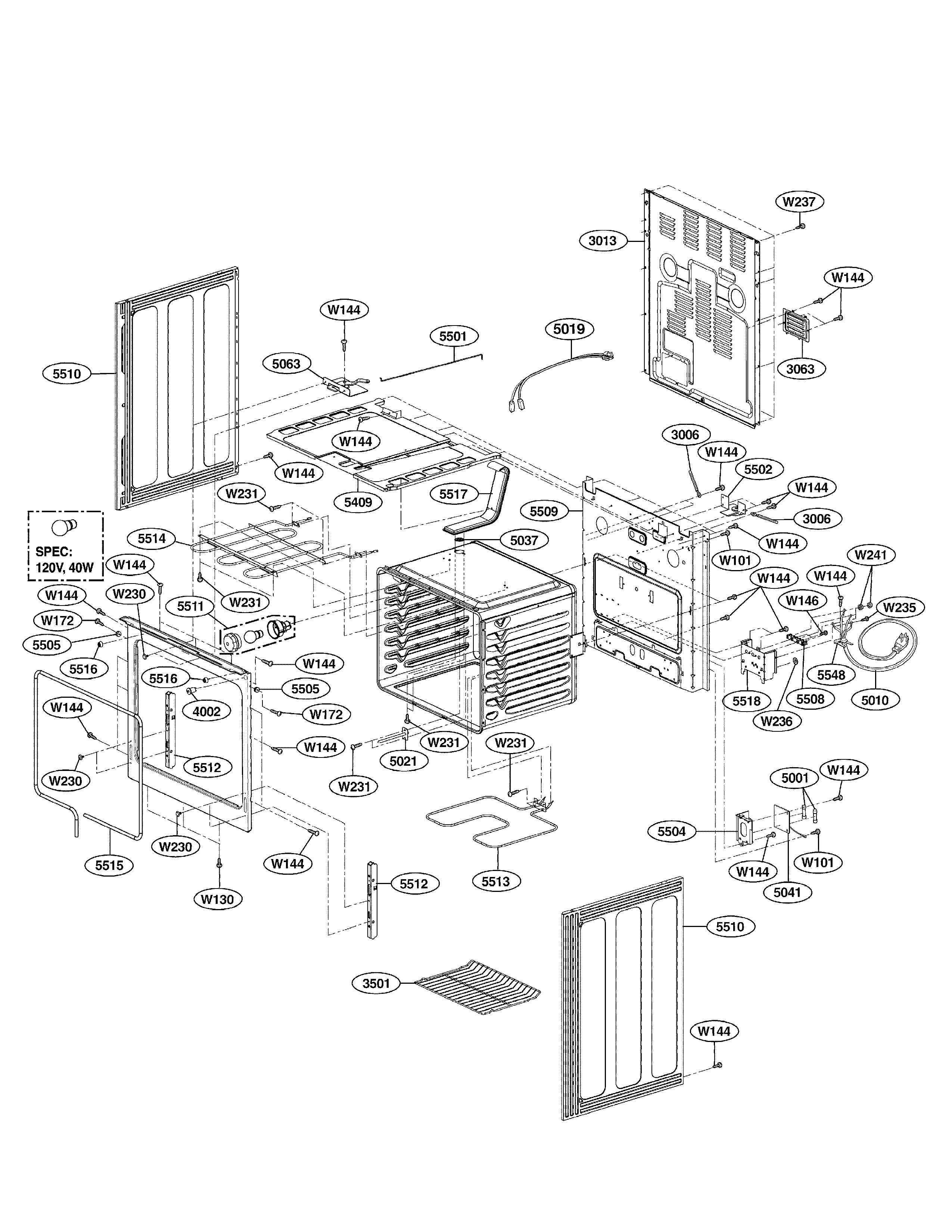 CAVITY PARTS