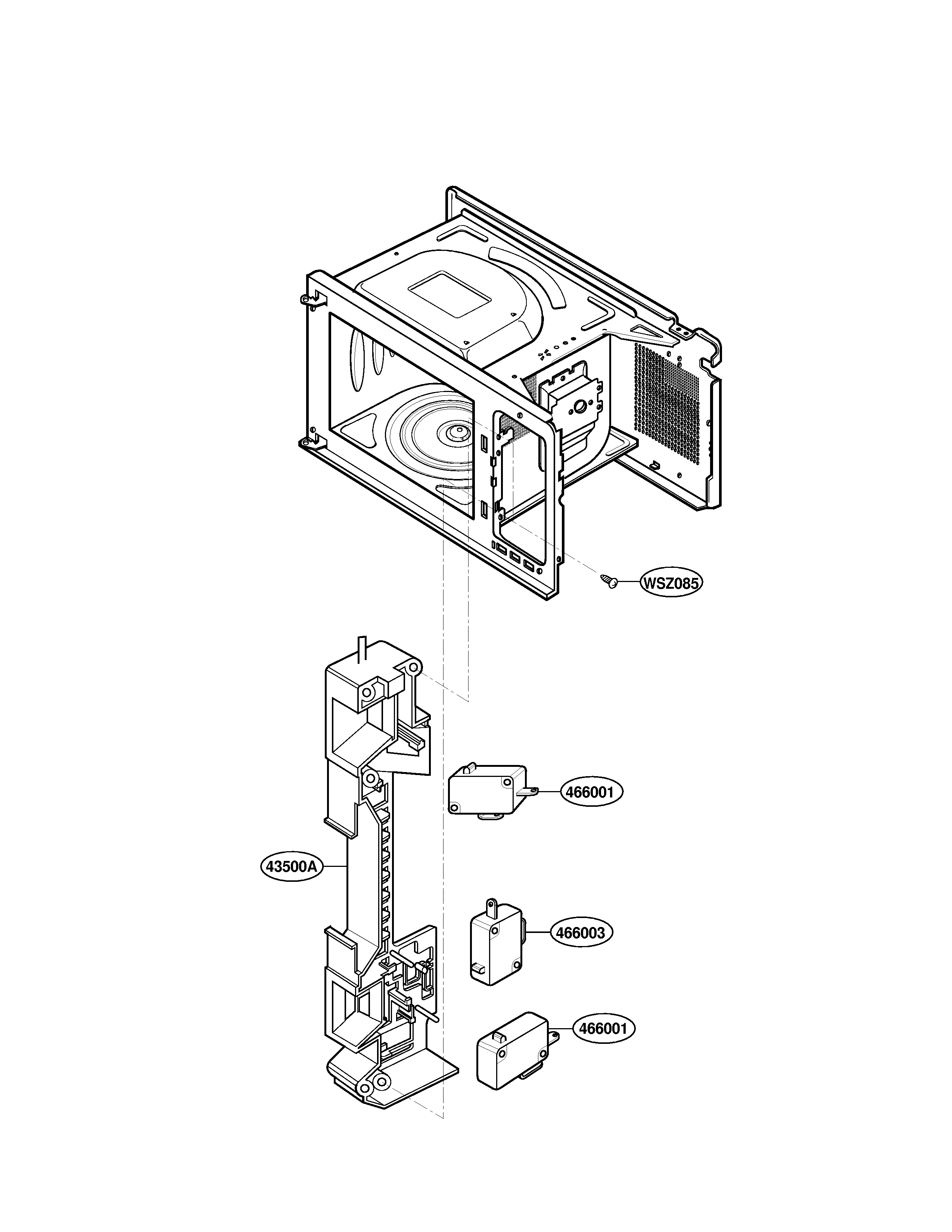 Latch board parts