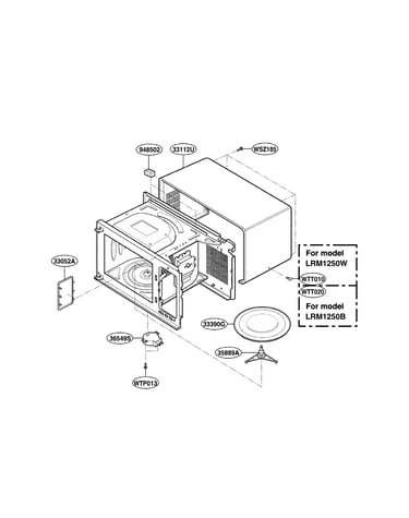 Oven cavity parts