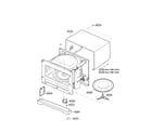 LG LRMM1430SB oven cavity parts diagram