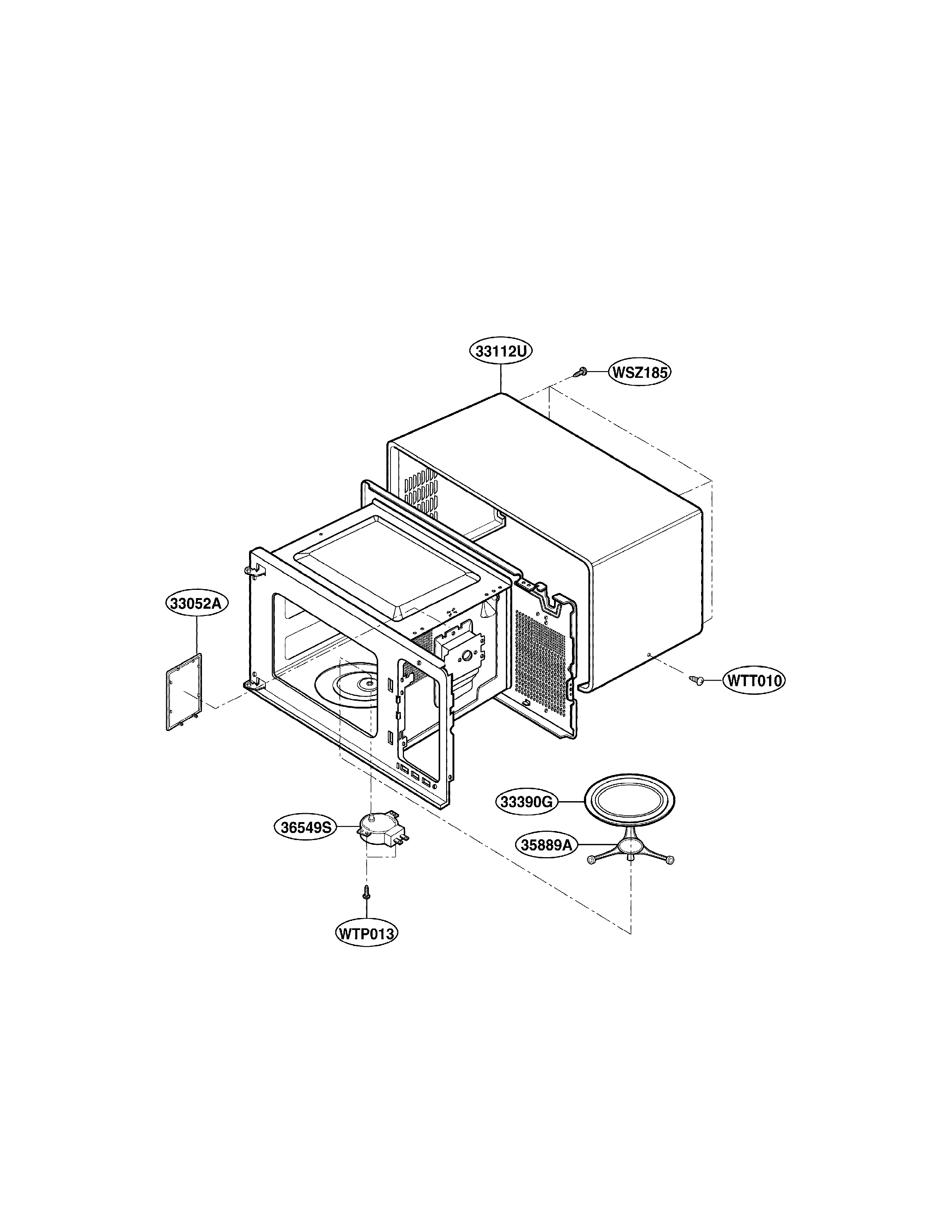 OVEN CAVITY PARTS