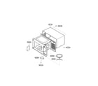 Goldstar MA-1011W01 oven cavity parts diagram