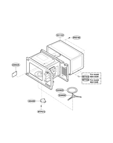 Oven cavity parts