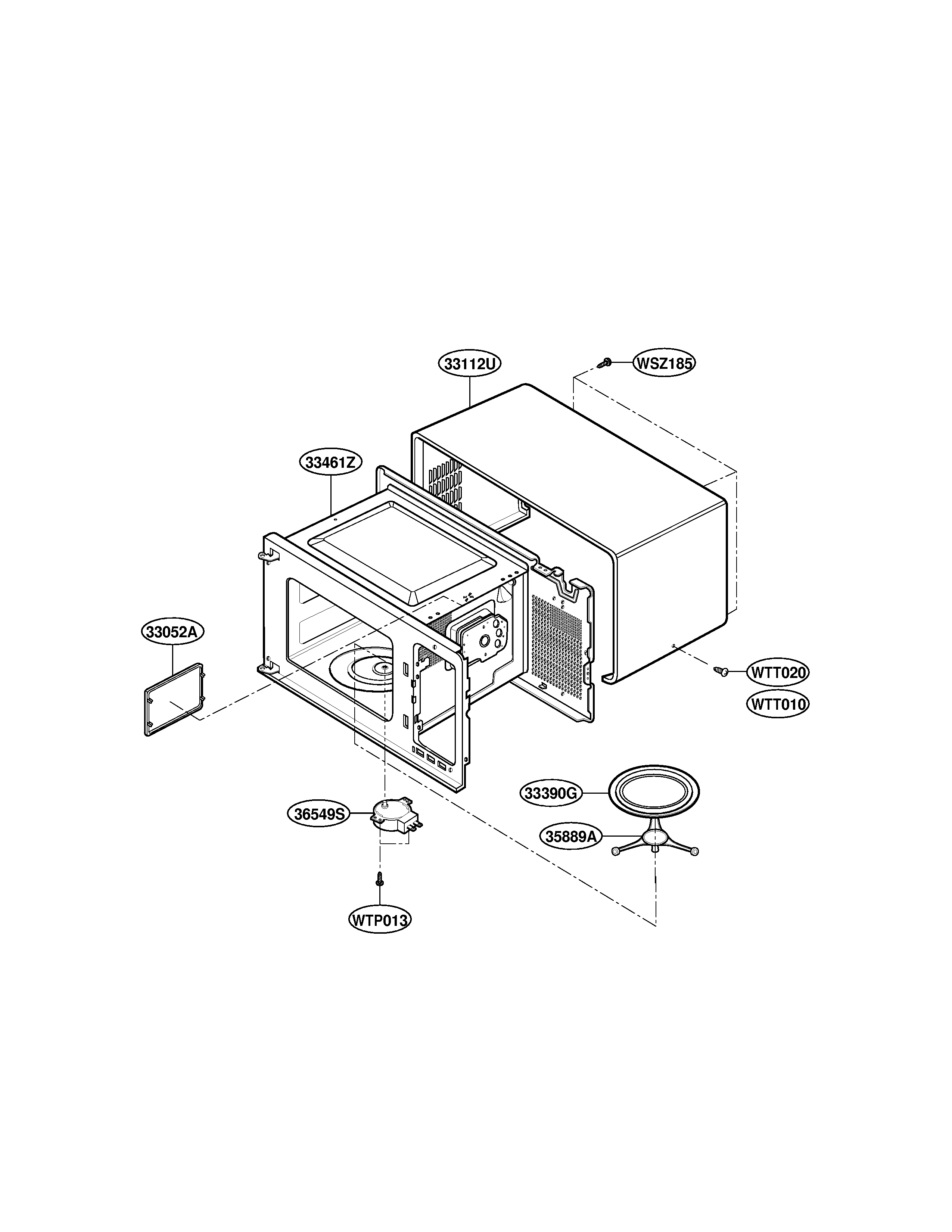 Oven cavity parts