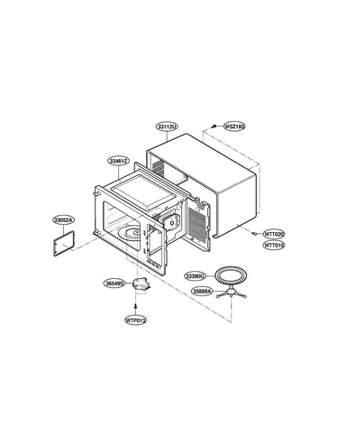 Oven cavity parts