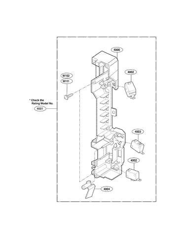 Latch board parts