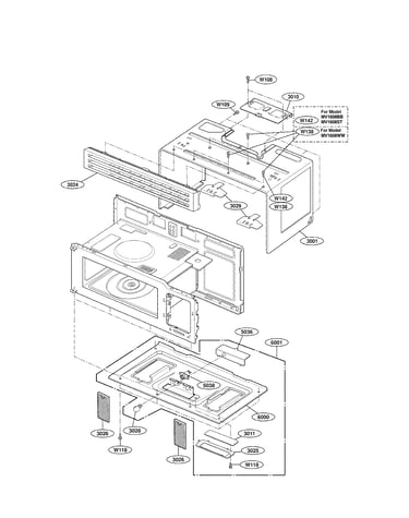 Oven cavity parts