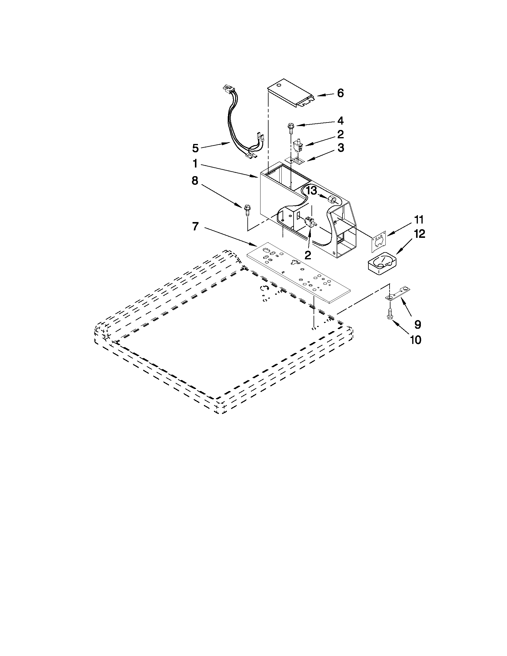 Meter case parts
