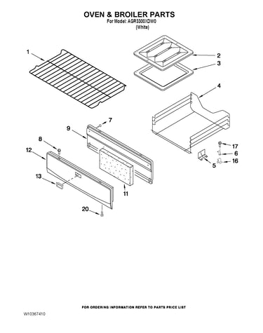 Oven & broiler parts