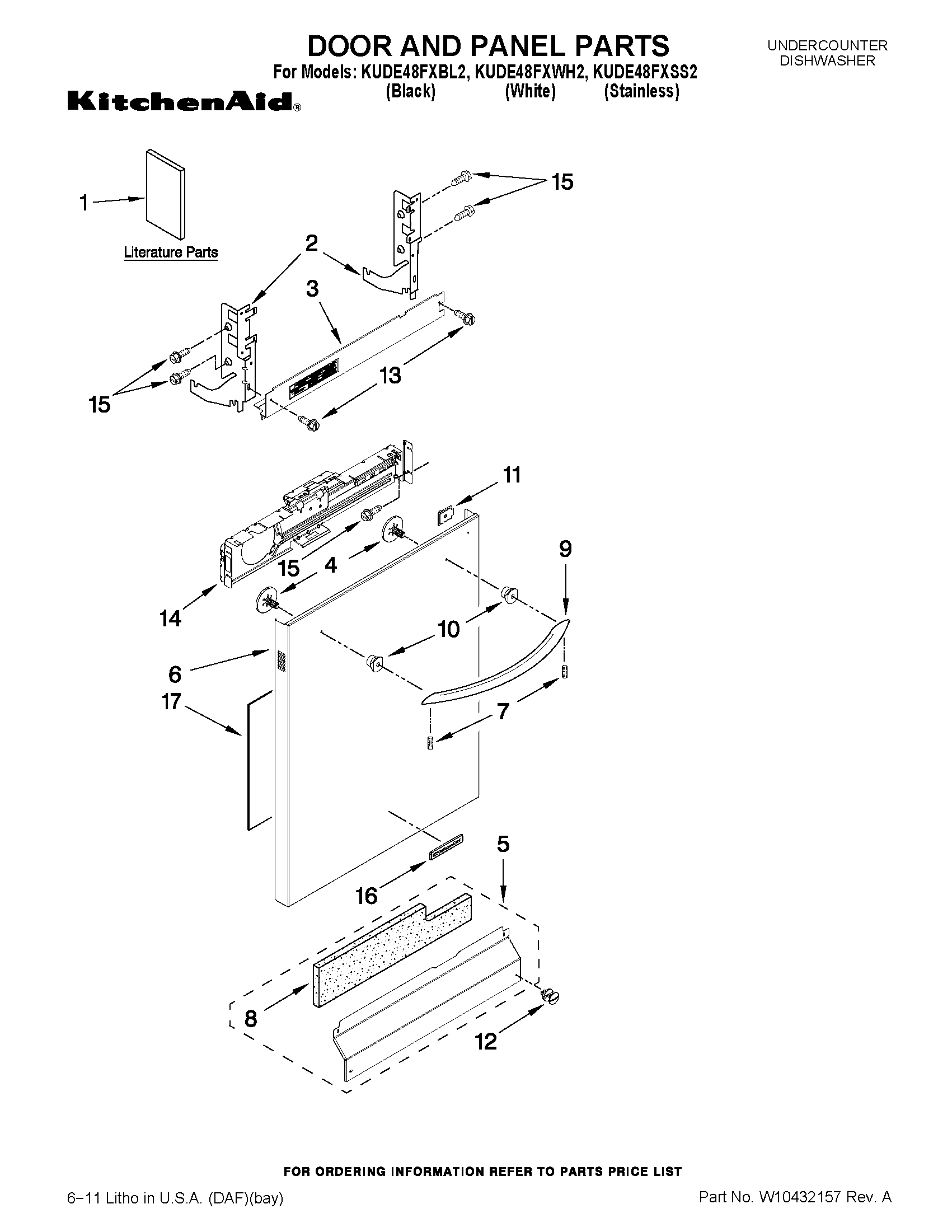 Door and panel parts