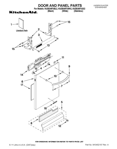 Door and panel parts
