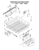 Upper rack and track parts