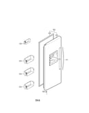 Freezer door parts