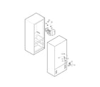 LG LRBC20512TT water and ice maker parts diagram