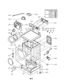 Cabinet and control panel assembly parts