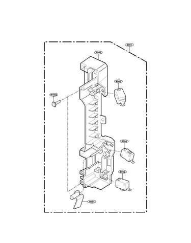 Latch board parts